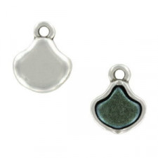 Cymbal ™ DQ metal Pendant with setting Vlichada for Matubo Ginko - Antique silver